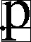��ĸ 'p' ��ʾ��&ldquo;���õ�&rdquo;